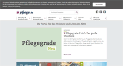 Desktop Screenshot of pflege.de