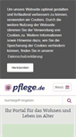 Mobile Screenshot of pflege.de