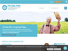 Tablet Screenshot of pflege.pro