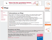 Tablet Screenshot of pflege.biz